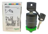 Cabeçote Para Chave Seletora Ø22mm 2 Pos Zb5ag2 Schneider Preto -