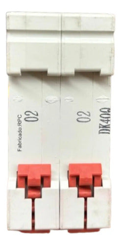 Kit Com 2: Disjuntor Bipolar Sdd62c40 40a Curva C Steck