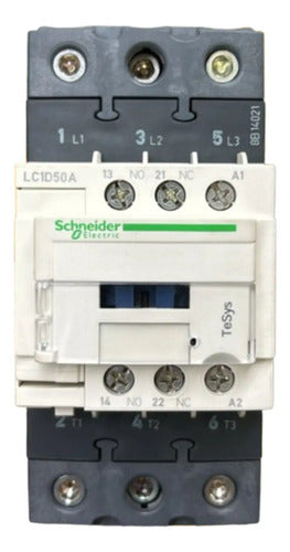 Contator Tripolar Tesys D Everlink 50a Lc1d50af7 Schneider 110v