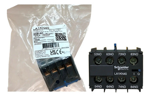 Contato Auxiliar Instantaneo 4na Tesys K La1kn40 Schneider 690v