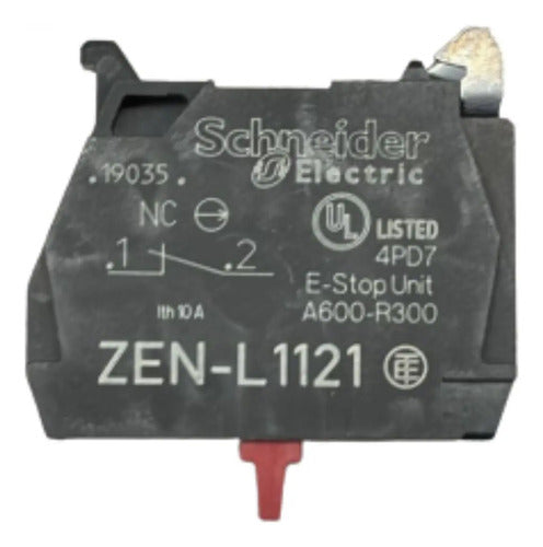 Kit Com 5 Peças: Bloco De Contato Zenl1121 Schneider