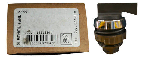 Botão Comutador 30 Mm Kk3 90/01 Longo 3 Travas Ace Schmersal Preto Não Se Aplica