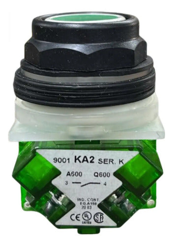 Botao 30mm 1na Verde 9001skr1gh5 Schneider Verde 1na