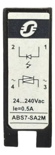 Relé Plug-in De Saída 10mm 24-240vca 0,5a Abs7sa2m Schneider 24...240 V Ca