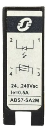 Relé Plug-in De Saída 10mm 24-240vca 0,5a Abs7sa2m Schneider 24...240 V Ca