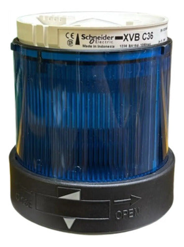 Módulo Luminoso P/ Xvb, Continuo, Azul, Xvbc36 Schneider Azul Menor Ou Igual A 250v
