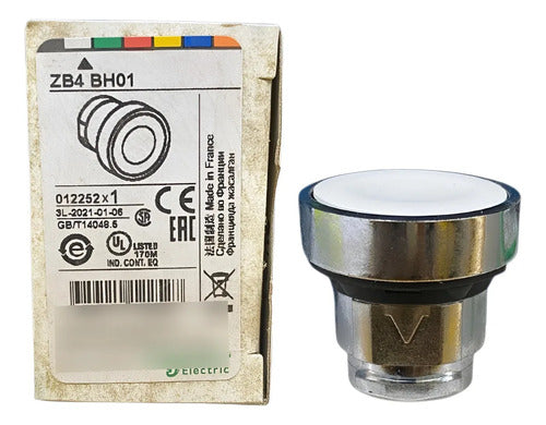 Kit Com 2: Cabeçote Para Botão 22mm Branco Zb4bh01 Schneider Branco 0