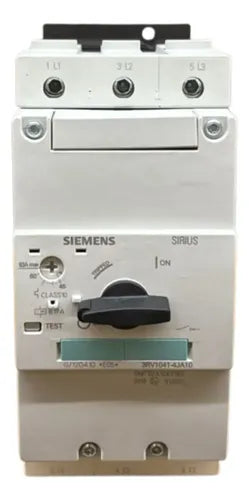 Disjuntor Motor 3rv1041-4ja10 45-63a Siemens 690v 50hz