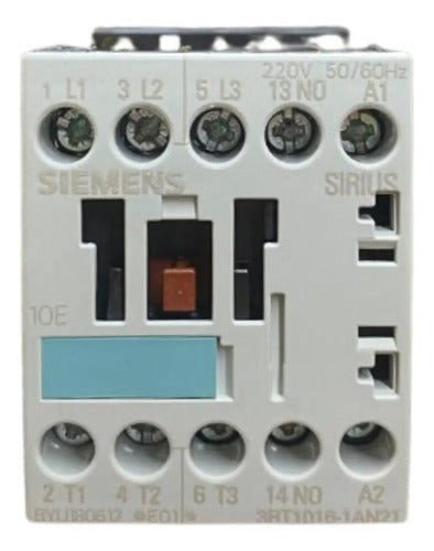 Contator Siemens 3rt1016-1an21 9a 220v Novo!! 220v