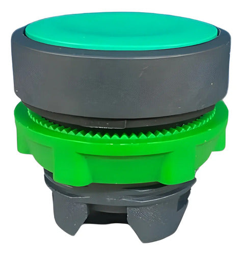 Kit Com 3: Cabeçote Para Botão 22mm Verde Zb5aa3 Schneider Verde -