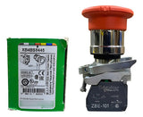 Botão Cogumelo 40mm Vermelho Na+nf Xb4bs8445 Schneider Vermelho -