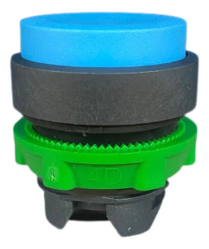 Kit C/ 3 Peças: Cabeçote Para Botão 22mm Az Zb5al6 Schneider Azul -
