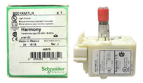 Modulo Luminoso Led Alto Brilho 240v Vm 9001km7lr Schneider 240v