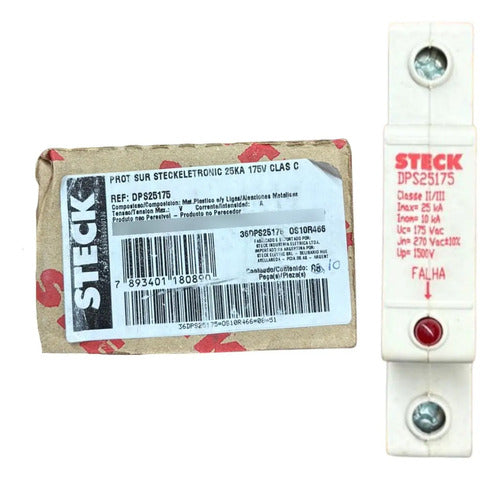 Kit Com 2 Peças: Protetor De Surto Dps25175 25ka 175v Steck