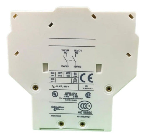 Bloco De Contato Auxiliar Lateral 2na Lad8n20 Telemecanique 690v