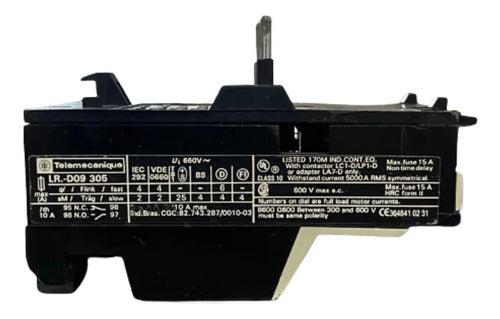 Relé Térmico Lr1d09305 0,63-1a Telemecanique