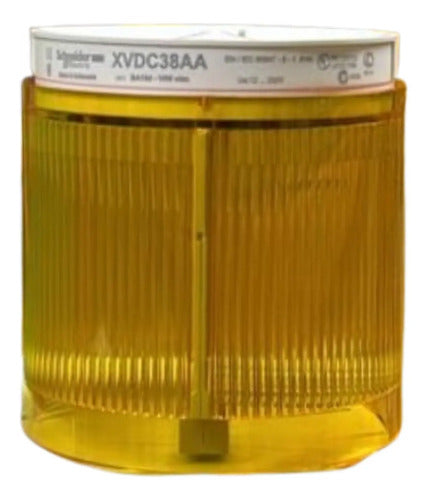 Modulo Luminoso Contínuo 70mm Amarelo 250v Xvdc38 Schneider
