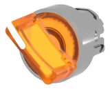 Cabeçote Para Chave Seletora Ø22mm 2 Pos Zb4bk1253 Schneider Laranja