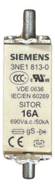 Elemento Fusível Sitor 3ne1813-0 16a Siemens 690v