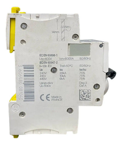 Disjuntor Acti9 Ic60n 3p Curva D 32a 440v A9f75332 Schneider