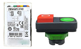 Cabecote P/ Botao Duplo 22mm Vd/vm Zb5aw7l3740 Schneider Verde/vermelho