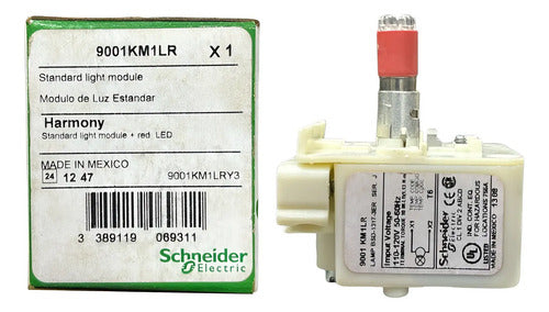 Modulo Luminoso Led Alto Brilho 120v Vm 9001km1lr Schneider 120v