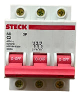 Kit Com 2 Peças: Disjuntor Sdd61c02 2a Curva C 3ka Steck
