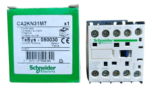Contator Auxiliar Tesys K 3na+1nf 220vca Ca2kn31m7 Schneider