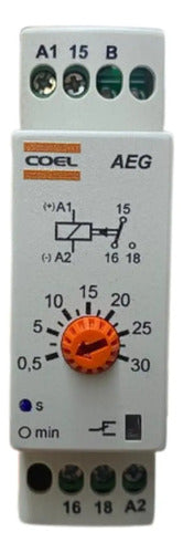 Rele Tempo Aeg 30seg 12vcc Coel 12vcc