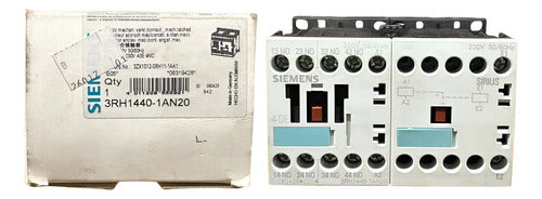 Relé De Contator 4p 4na 220v 3rh1440-1an20 Siemens 220 Vca