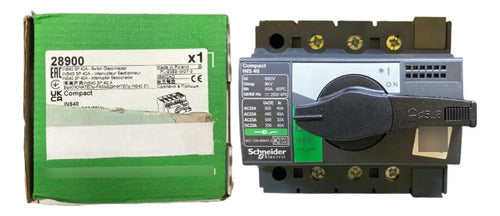 Interruptor Seccionador Interpact Ins40 3p 28900 Schneider