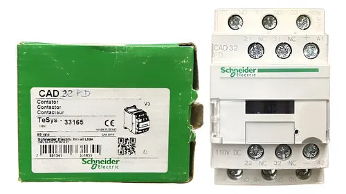 Contator Auxiliar Cad32fd 3na+2nf 110vcc Schneider 110vcc