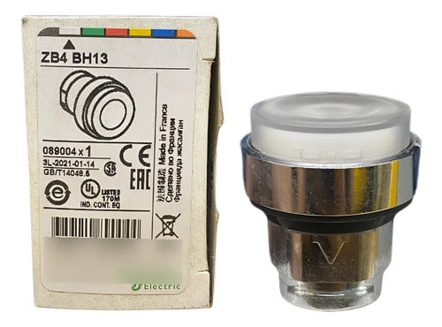 Kit Com 2: Cabeçote Para Botão 22mm Branco Zb4bh13 Schneider Branco 0