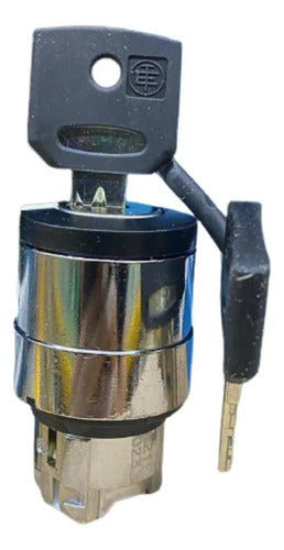 Cabecote Para Chave Seletora 22mm 2 Pos Zb4bg412 Schneider Metal Cromado