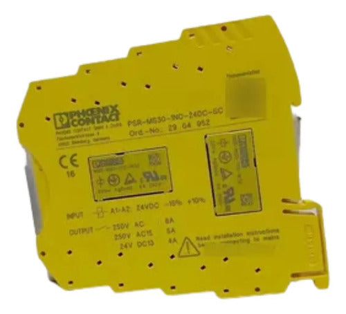 Rele Segurança Psr-ms30-1no-24dc-sc 2904952 Phoenix