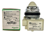 Sinaleiro 30mm Metálico 9001kp1w9 Branco Schneider Branco 120v