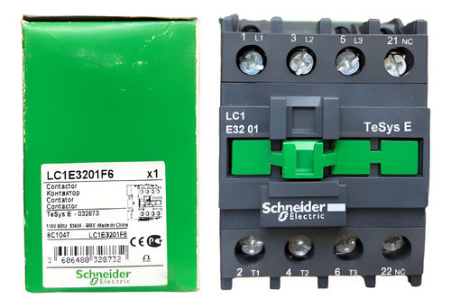 Contator Easypact Tripolar Lc1e3201f6 110v 32a Schneider 110v
