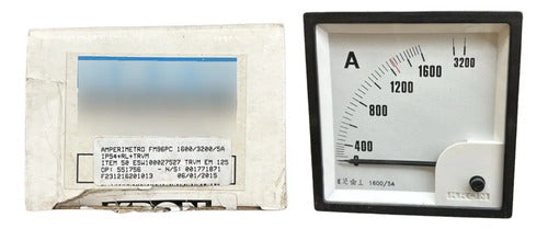 Amperimetro Fm96pc 1600/3200/5a Travamento Em 1250a Kron