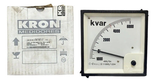 Varimetro Ev96 Esq. 10 450/5a 11000/120v Trmv 3630kvar Kron