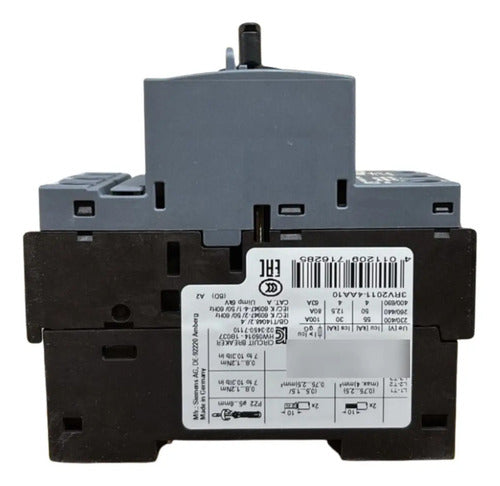 Disjuntor Motor 3rv2011-1aa10 1,1-1,6a Siemens - 50/60hz