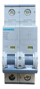 Disjuntor 5sy4225-8 400v 10ka 25a 2p Curva D Siemens