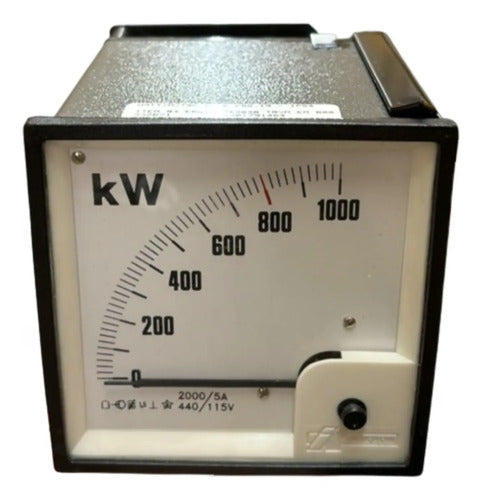 Wattimetro Ew96 Esq.19 2000/5a 440/115v Trmv 800kw Kron