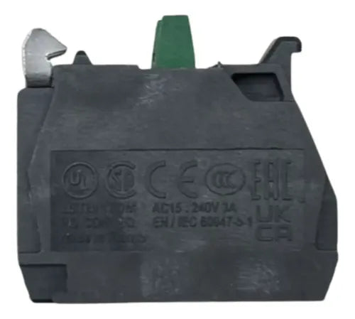 Kit Com 5 Peças: Bloco De Contato 1na Zbe101 Schneider Verde -