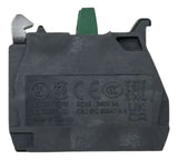 Kit Com 5 Peças: Bloco De Contato 1na Zbe101 Schneider Verde -