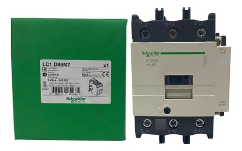 Contator Tripolar 95a 1na+1nf 220vca Lc1d95m7 Schneider