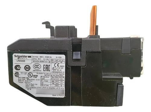 Relé De Sobrecarga Térmica 63-80a 1na+1nf Lrd3363 Schneider