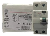 Interruptor Dr 2p 25a 30ma 608378 Fpaul 225/030