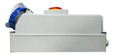 Tomada Sobrepor 3p+t 63a 200/250v 9h Az Bq S4509b Steck Azul