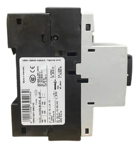 Disjuntor Tripolar 1,25a 3rv1321-0kc10 Siemens
