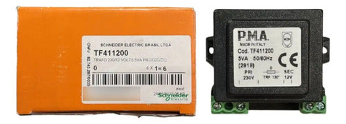 Transformador 230/12v 5va Protegido Tf411200 Shneider Preto